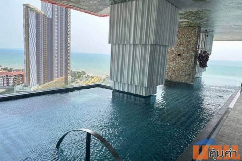 คอนโดริเวียร่า Ocean Drive 28.7ตร.ม.ชั้น12 ห้องริม วิวเมือง ห้องนอนมองเห็นทะเล