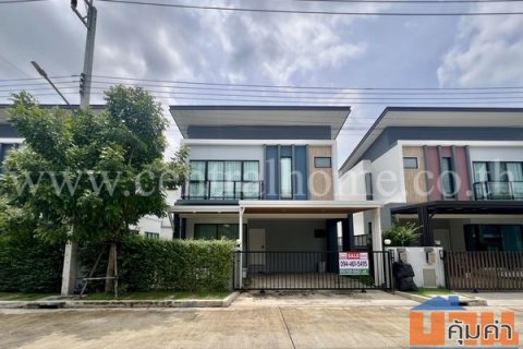 B1 บ้านแฝด อีโค เฮ้าส์ วงแหวน - ลำลูกกา ECO HAUS ต่อเติมพร้อมอยู่