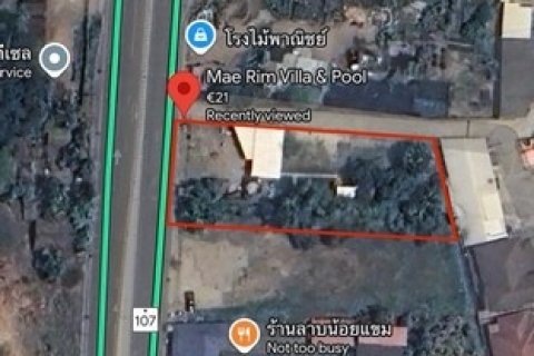 ขายที่ดินติดถนนหลวงหมายเลข 107 อำเภอแม่ริม จังหวัดเชียงใหม่ เนื้อที่ 3 งาน 49 ตารางวา