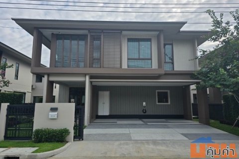 รหัสC6718 ให้เช่าบ้านเดี่ยว 2ชั้น หมู่บ้านบุราสิริ กรุงเพทกรีฑา บ้านตกแต่งหรู เฟอร์นิเจอร์ครบทั้งหลัง