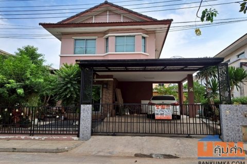 ขายบ้านเดี่ยว หมู่บ้านชลลดา สุวรรณภูมิ เนื้อที่ 56 ตร.ว. บ้านสวย พร้อมอยู่