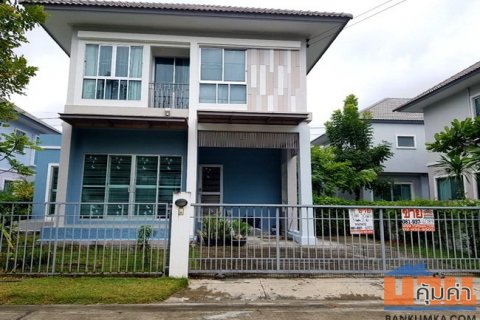 ขายบ้านเดี่ยว หมู่บ้านวิลล่า โนวา เทพารักษ์ เนื้อที่ 50 ตร.ว. บ้านสวย พร้อมอยู่
