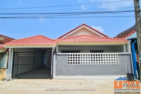 ขาย บ้านเดี่ยว 1ชั้น ย่านหนองจอก ใกล้สิ่งอำนวยความสะดวก มบ.อมรพันธ์ เลียบวารี ถ.เลียบวารี15 หนองจอก คู้ขวา มีนบุรี