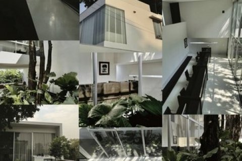 ขายโฮมออฟฟิศ 3 ชั้น มีบรรยากาศสวนส่วนตัวในอาคาร ย่านพัฒนาการ 58 ราคา 39 ล้านบาท