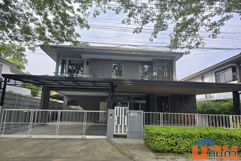 ขายบ้านเดี่ยวหลังใหญ่ มัณฑนา รามอินทรา–วงแหวน แปลงพิเศษ ติดถนนเมนต้นโครงการ ใกล้ Fashion Island เพียง 1.8 กม.