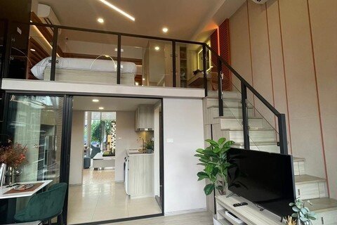 ขายคอนโด ขายขาดทุน Origin Plug and Play ศรีนครินทร์ 1 Bedroom Duo Space