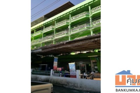ขายถูก ตึกแถว 5 ชั้น 4 คูหาติดกัน ใกล้สถานีรถไฟฟ้าหลักสอง 200เมตร