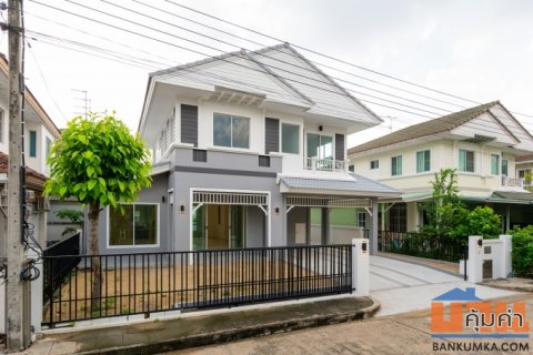 บ้านเดี่ยว 2 ชั้น 56 ตร.ว. โครงการชัยพฤกษ์ บางใหญ่ ใกล้รถไฟฟ้าสายสีม่วง จาก Land & House