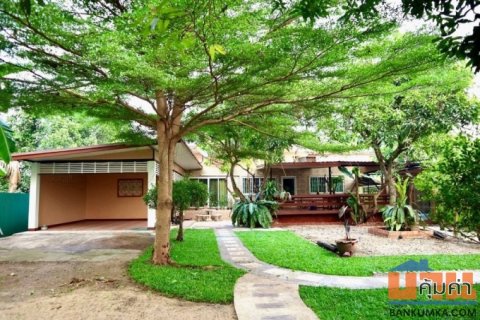 ขายบ้านสวนพร้อมที่ดิน ใกล้กาดฝรั่ง ขนาด 290 ตร.ว. บ้านน้ำต้น ซอย 5 แม่ริม เชียงใหม่