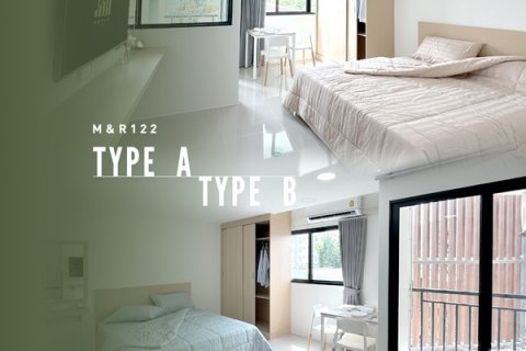 M&R 122 Apartment ห้องพักรายเดือน 27 ตร.ม. ใกล้รถไฟฟ้าสีเหลือง ลาดพร้าว 122 โทร 0889128995