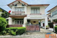 LVPU53254 ขาย บ้านเดี่ยวหมู่บ้านมายเพลส วัชรพล เพิ่มสิน บรรยากาศเงียบสงบ พร้อมเฟอร์นิเจอร์