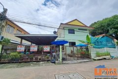 ขายบ้าน หมู่บ้านร่มเย็น 3 ชุมชนเฟื่องฟ้า ถนนสุขุมวิท เมืองสมุทรปราการ เนื้อที่ 100 ตร.ว.