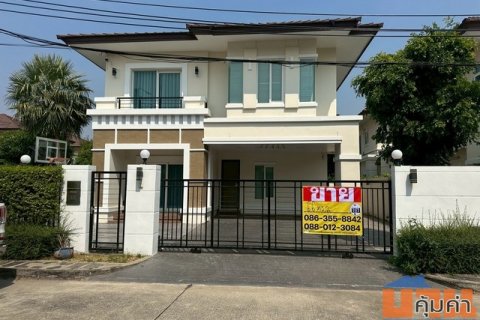ขายบ้านเดี่ยว พร้อมอยู่ 66 ตรว. โครงการหมู่บ้านเดอะซิตี้ ราชพฤกษ์ วงเวียนพระราม 5 พร้อมเฟอร์บิ้วอิน