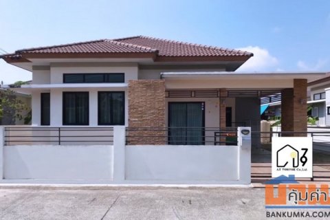 Vายบ้านเดี่ยวชั้นเดียว พร้อมเฟอร์นิเจอร์ ใกล้รพ.กรุงเทพระยอง