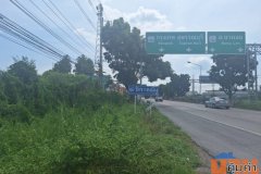 ขายที่ดิน 3-3-84 ไร่ ติดถนน 346 ปทุมธานี-บางเลน ใกล้แยกนพวงค์