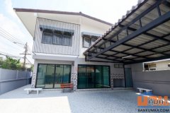 RH081125 ให้เช่า บ้านเดี่ยว 2ชั้น 3ห้องนอน ย่าน โชคชัย4 เหมาะสำหรับ Home office