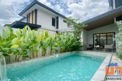 บ้านพูลวิลล่า 2 ชั้น รีโนเวทใหม่ในสไตล์ Modern Luxury ใกล้สถานทูตอเมริกาและโรงเรียนนานาชาติหลายแห่งในเชียงใหม่
