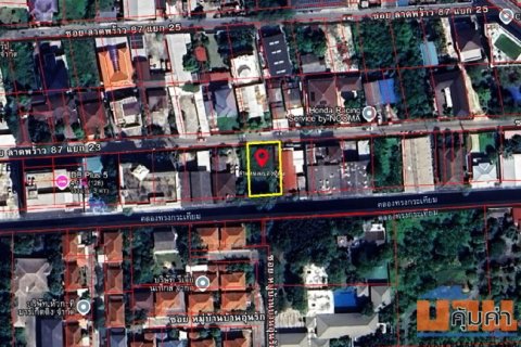 ขายที่ดิน ซอยลาดพร้าว 87 ถนนประดิษฐ์มนูธรรม เนื้อที่ 107 ตร.ว. ถมแล้ว