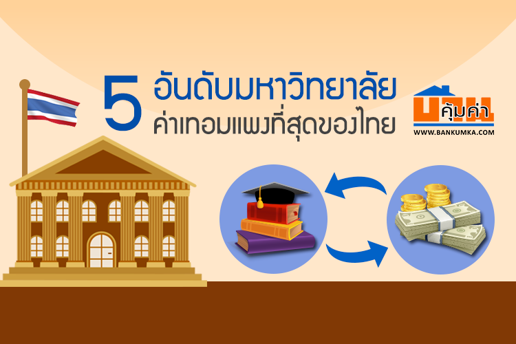 5 อันดับ มหาวิทยาลัยค่าเทอมแพงที่สุดของไทย