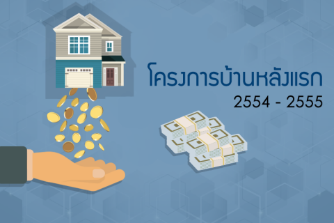 โครงการบ้านหลังแรก 2554 - 2555