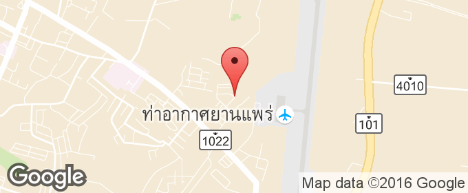 แผนที่ : ขายที่ดิน ต.เหมืองหม้อ อ.เมืองแพร่ จ.แพร่ ใกล้สนามบินจังหวัดแพร่