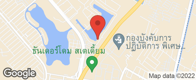 แผนที่ : ที่ดินจัดสรร ติดทะเลสาป ในเมืองทองธานี 462.6 ตารางวา