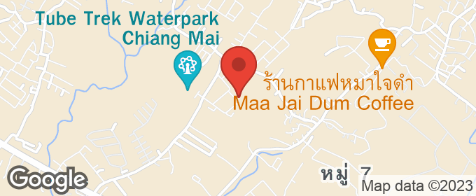 แผนที่ : ขายที่ดิน 246 ตรว. ราคาไม่แพง ใกล้สวนน้ำทูปเทรค เชียงใหม่ ( Tube Trek Waterpark ChiangMai ) ตำบลแม่ปูคา อำเภอสันกำแพง
