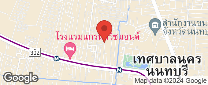 แผนที่ : ให้เช่า The Residence Condo 22 ตร.ม. ซ.รัตนาธิเบศร์ 14 ติด MRT ศูนย์ราชการนนทบุรี