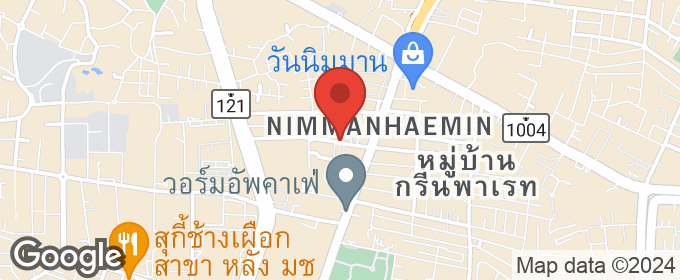 แผนที่ : เดอะนิมมานา คอนโดมิเนียม ทำเลทอง นิมมานเหมินทร์ซอย 6 เชียงใหม่