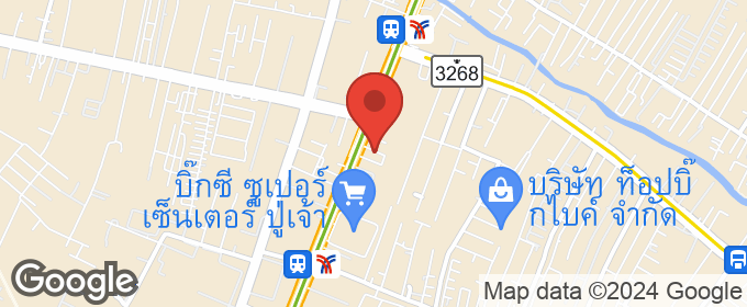 แผนที่ : ขาย – โฮมออฟฟิศ 4.5 ชั้น 55 ตร.วา (650 ตร.ม.) ม.ฤดีมาศ ใกล้ BTS ปู่เจ้า