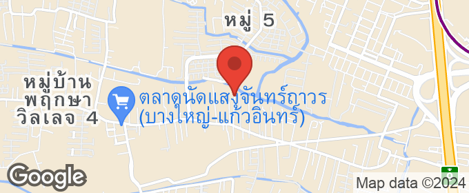 แผนที่ : ขาย เอื้ออาทร บางใหญ่ซิตี้ ห้องริมติดบันไดหนีไฟ