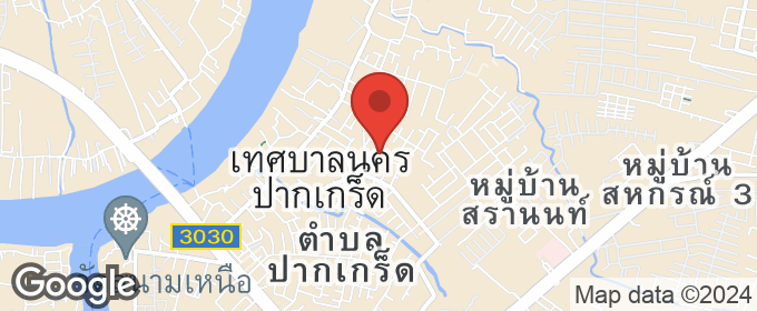 แผนที่ : ขาย ทาวน์เฮ้าส์ หมู่บ้านลานทอง ถนนติวานนท์-ปากเกร็ด