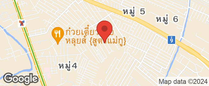 แผนที่ : บ้านเดี่ยว ซอยมิตรไมตรี 12 ใกล้ BTS ช้างเอราวัณ สมุทรปราการ