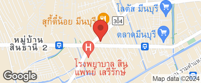 แผนที่ : เจ๊สั่งลุยขายคอนโด เดอะ คิวบ์พลัส มีนบุรี ขนาด 35 ตร.ม. ต่ำกว่าทุน ใกล้ตลาดมีนบุรี ติดถนนใหญ่