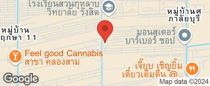 แผนที่ : ขาย ทาวน์เฮ้าส์ หมู่บ้านฟ้ารังสิต คลอง4