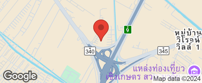 แผนที่ : บ้านเดี่ยว เสนาวิลเลจ วงแหวน - บางบัวทอง