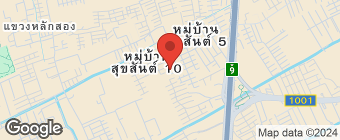 แผนที่ : บ้านเดี่ยว ซอยบุญทวีแยก 2 กาญจนาภิเษก 5  หลักสอง หลังใหญ่ ราคาถูกที่สุด