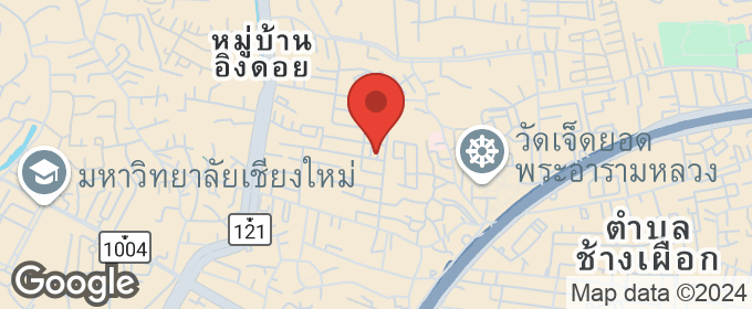 แผนที่ : ขายคอนโดห้องรีโนเวทใหม่ เซเว่นสตาร์ คอนโด - เจ็ดยอด สตูดิโอ ใกล้ห้างเมญ่า เชียงใหม่