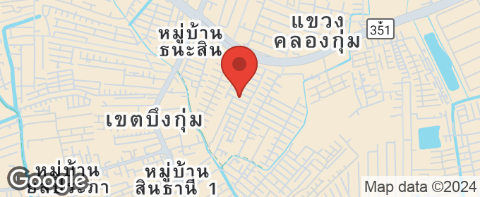 แผนที่ : บ้านเดี่ยว ชั้นเดียว หมู่บ้าน ธนะสิน นวมินทร์ 68 บึงกุ่ม ขายถูก