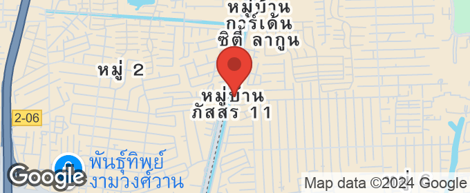 แผนที่ : ภัสสร 11 ประชาชื่น บ้านเดี่ยว งามวงศ์วาน หลักสี่ ติดถนน