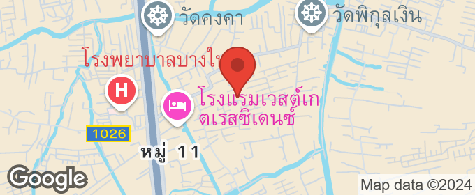 แผนที่ : ขาย ทาวน์เฮ้าส์ หมู่บ้าน พฤกษาวิลล์ 61 บางใหญ่-นครอินทร์