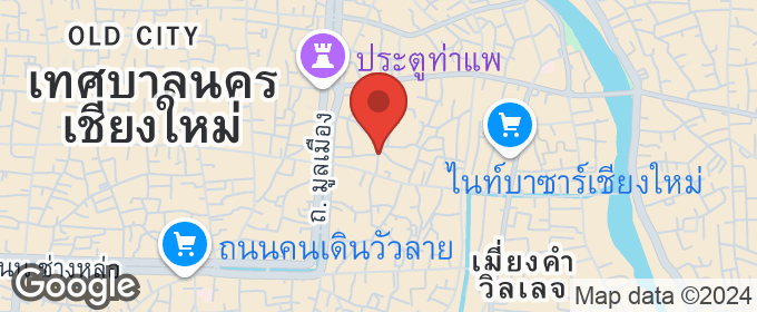 แผนที่ : ขายที่ดิน 200 ตรว. โซนถนนท่าแพ (น้ำไม่ท่วม)  เชียงใหม่