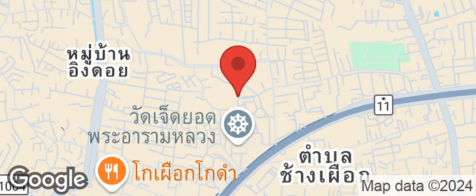 แผนที่ : ขายที่ดินทำเลดี 87.8 ตร.ว. โซนเจ็ดยอด เชียงใหม่