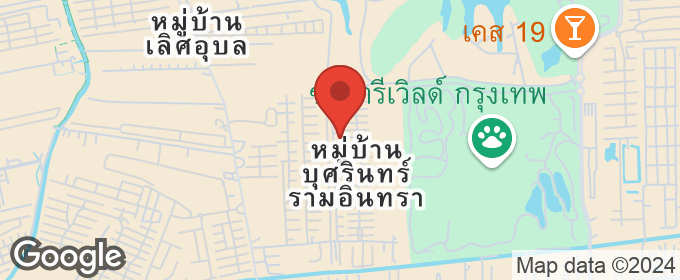 แผนที่ : ทาวน์เฮ้าส์ 2 ชั้น 18 ตร.ว. หมู่บ้านเสนาวิลล่า4 ซอยพระยาสุเรนทร์40