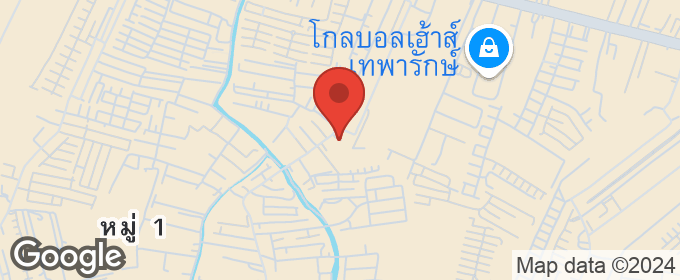 แผนที่ : ที่ดิน พร้อมกิจการ อู่ซ่อมรถยนต์ บางพลี สมุทรปราการ