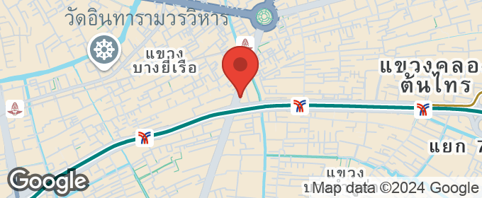 แผนที่ : พื้นที่ให้เช่าแยกตากสิน วงเวียนใหญ่ใกล้รถไฟฟ้า