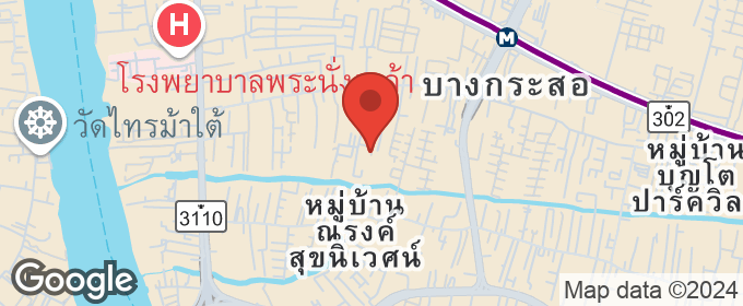 แผนที่ : ซิตี้เซนส์ รัตนาธิเบศร์ - เลี่ยงเมืองนนทบุรี ทาวน์เฮ้าส์ เรวดี