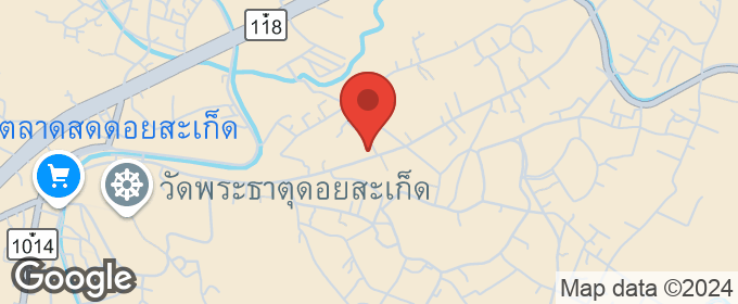 แผนที่ : ขาย/ให้เช่า บ้านเดี่ยวชั้นเดียว พร้อมสระว่ายน้ำส่วนตัว เชิงดอย อ.ดอยสะเก็ด เชียงใหม่