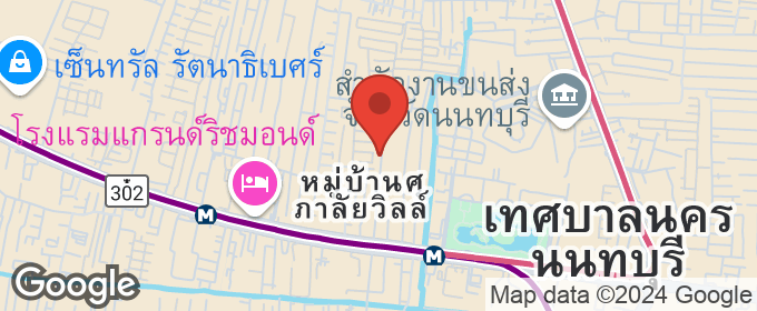 แผนที่ : ให้เช่า The Residence Condo 22 ตร.ม. ซ.รัตนาธิเบศร์ 14 ติด MRT ศูนย์ราชการนนทบุรี