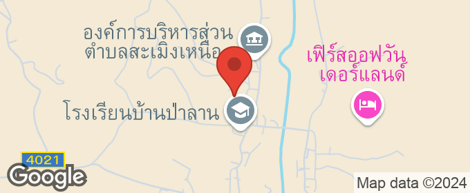 แผนที่ : ขายบ้านสวน วิวภูเขาและวิวทุ่งนา 5-2-75 ไร่ สะเมิงเหนือ เชียงใหม่